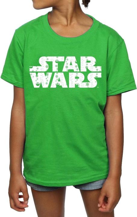 Produktbild Star Wars Christmas Logo TShirt Mädchen (152, 158)