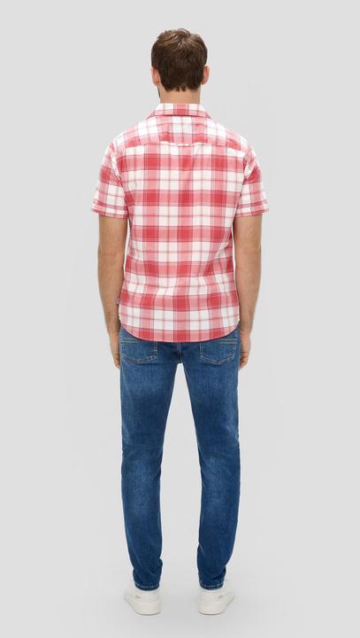 Immagine prodotto s.Oliver Hemd Kurzes Baumwollstretch-Hemd im Slim Fit (M)