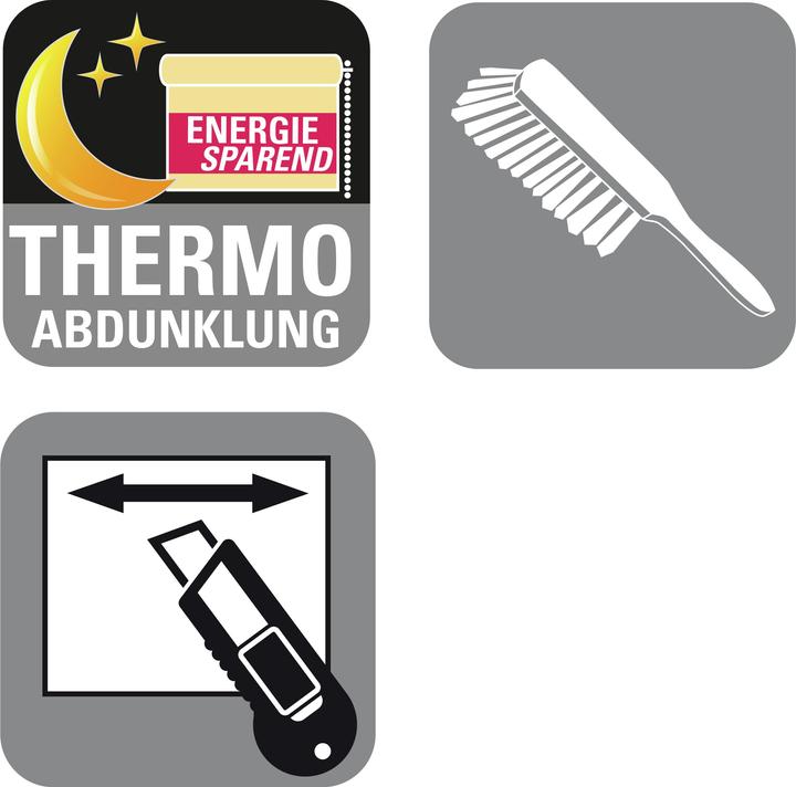 Actual product image Gardinia EASYFIX Thermo roller blind ENERGY-SAVING (95 x 210 cm)