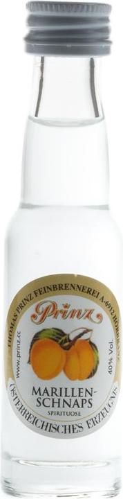 Image du produit Prinz Eau de vie d'abricot 2cl