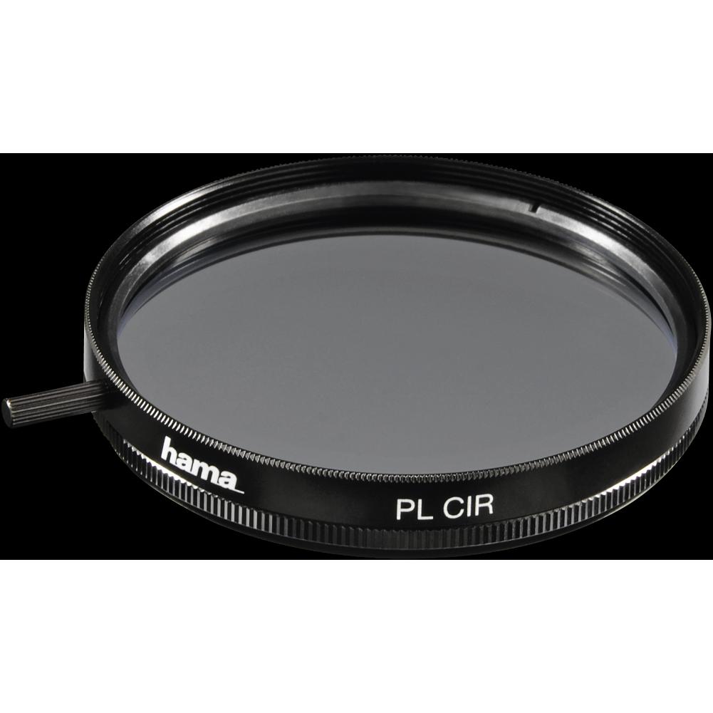 Hama Polarisations-Filter (52 mm, Polarisationsfilter, 52 mm), Objektivfilter, Schwarz