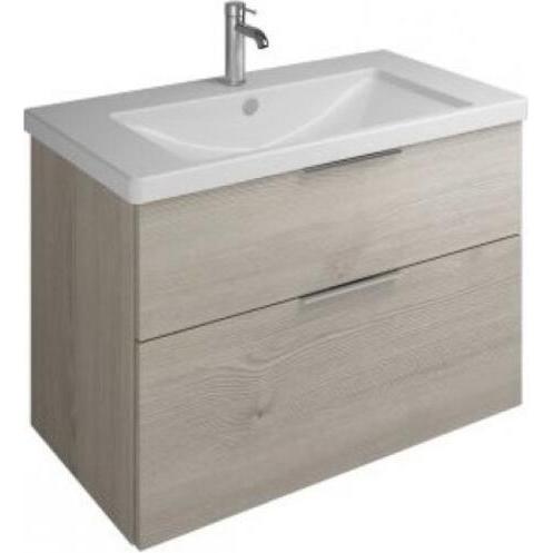 Thumbnail - burgbad, Badmöbelset, Eqio Keramik-Waschtisch inklusive Waschtischunterschran, Breite 930 mm