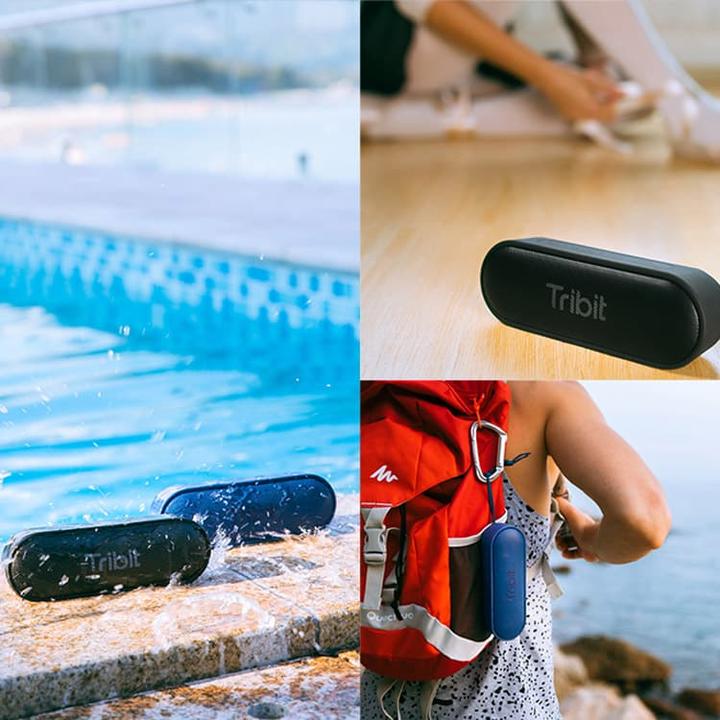 Produktbild Tribit XSound Go wasserdicht, 24h Laufzeit, schwarz (24 h, Batteriebetrieb)