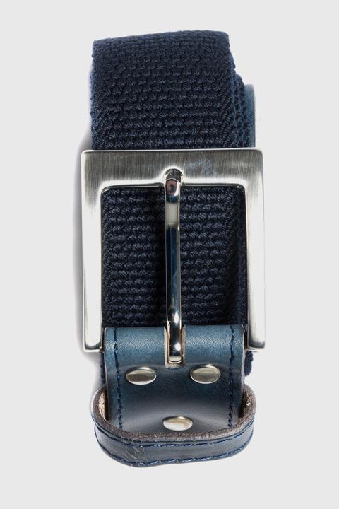 Actual product image JP1880 Stretch Fabric Adjustable Leather Metal Closure Belt