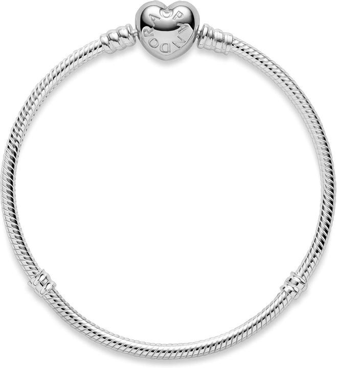 Immagine prodotto Pandora Bracciale con chiusura a cuore (19 cm, Argento)