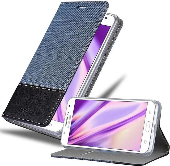 Actual product image Cadorabo Book Jeans Optics Cover (Samsung Galaxy J7)