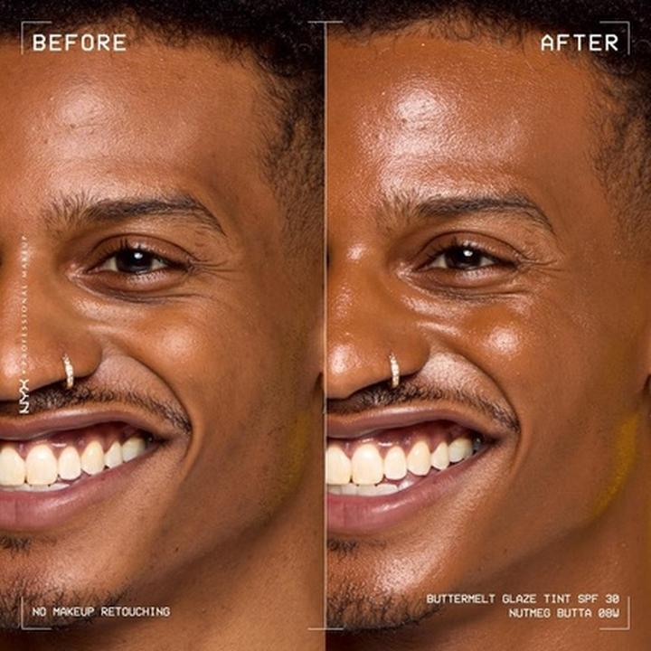 Actual product image NYX Professional Make-Up Buttermelt Glaze Tint (#6b3e23, 08 Nutmeg Butta)