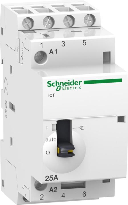 Produktbild Schneider Electric SE A9C21134 VorwahlschÃ¼tz ICT 4S 25A 24VAC