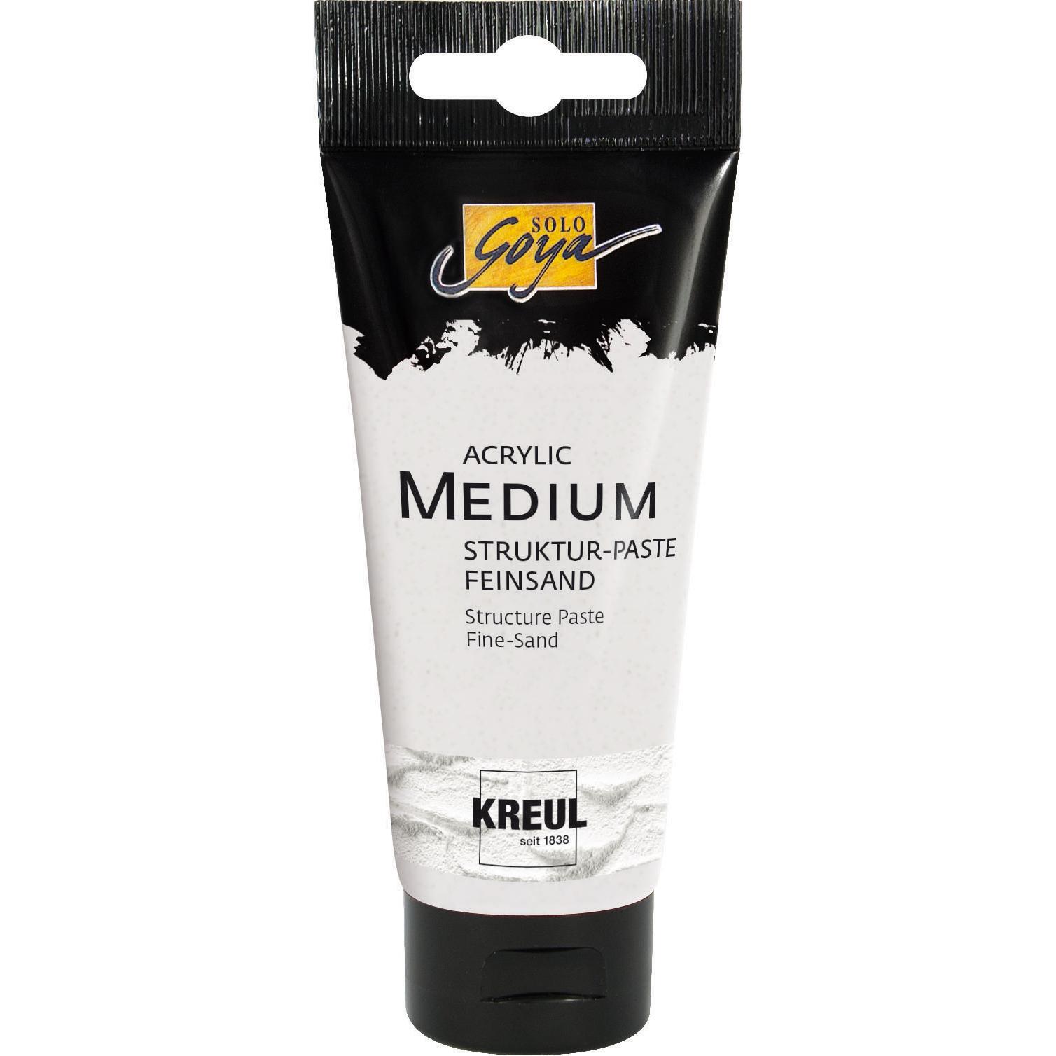 Kreul, Künstlerfarbe + Bastelfarbe, Strukturpaste fein 100ml (Multi, 100 ml)