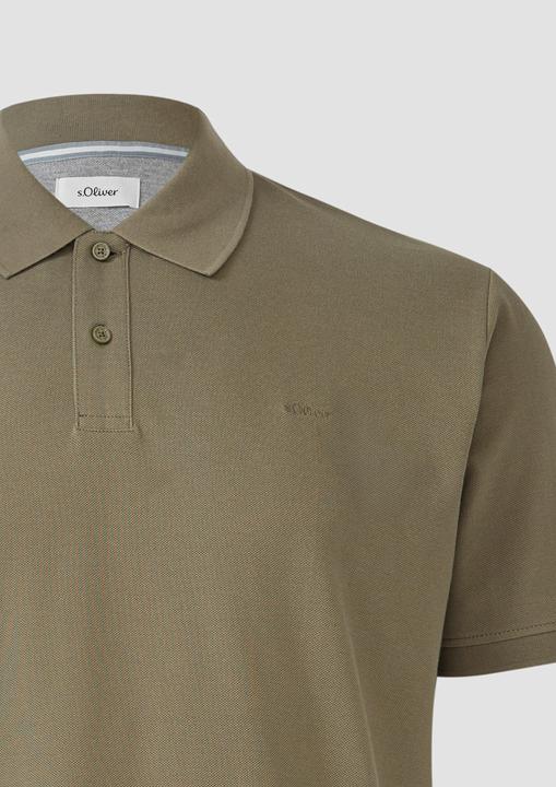 Produktbild S.Oliver Polo-Shirt Poloshirt aus Baumwollpiqué (4XL)