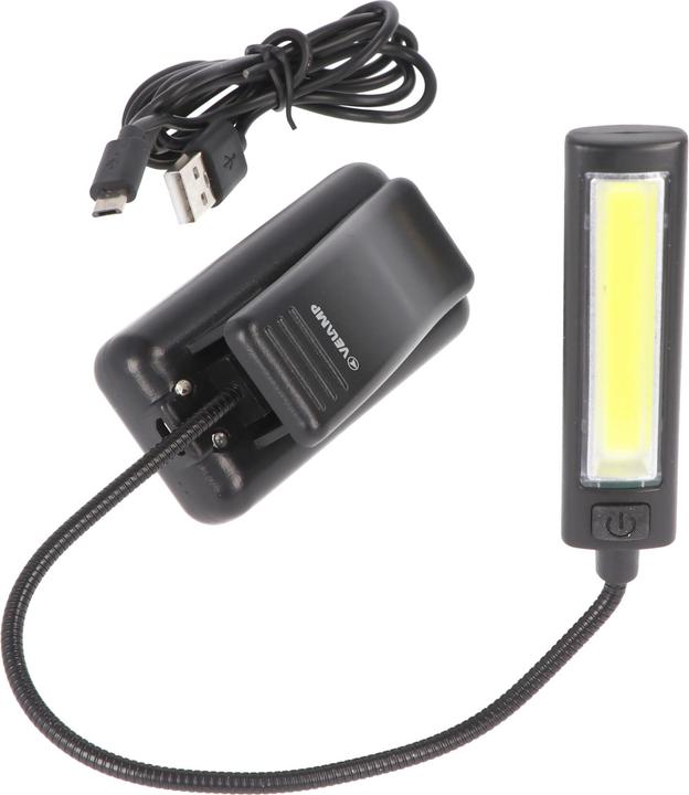 Velamp LED-Leseleuchte wiederaufladbar 3 Leuchtstufen (150 lm)