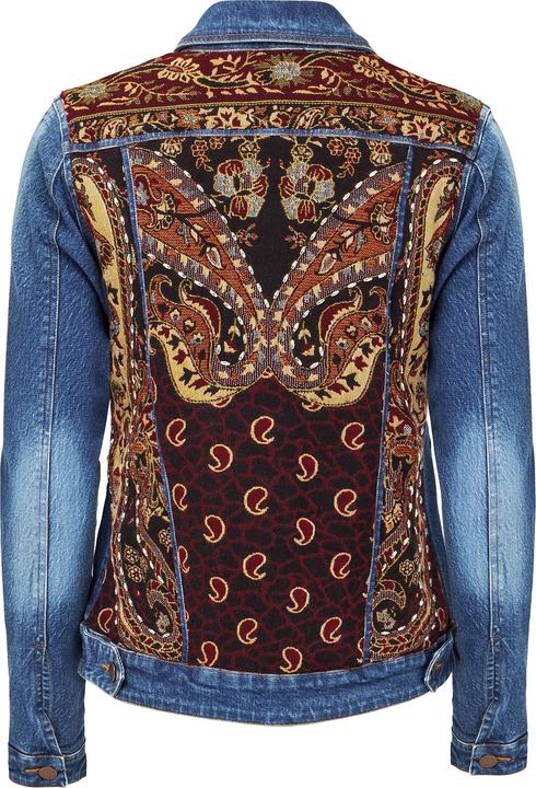 Actual product image Joe Browns LIMITED EDITION Customised Beaded Back Denim Jacket (40)