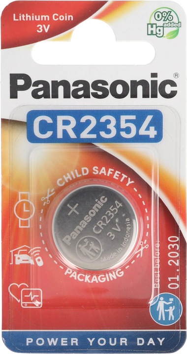 Actual product image Panasonic Lithium battery, 3 V/560 mAh (1 pcs., CR2354, 560 mAh)
