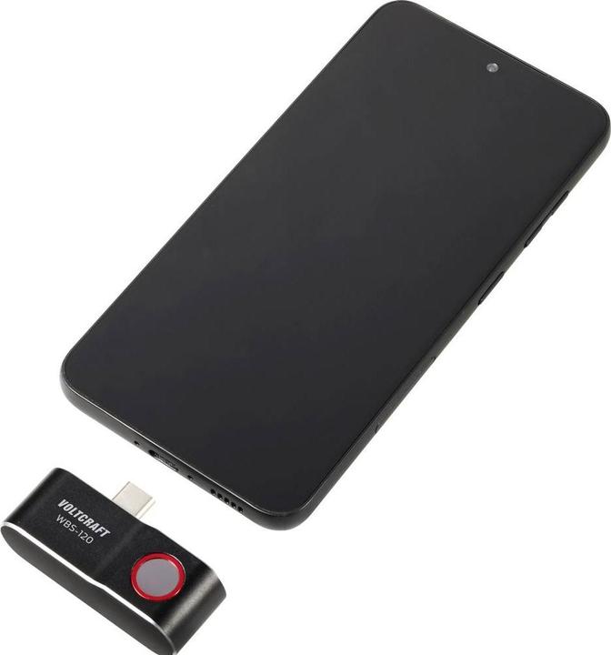 Actual product image Voltcraft WBS-120 Thermal imaging camera -20 to 400°C 120 x 90 pixels 25Hz USB-C® connection for Android