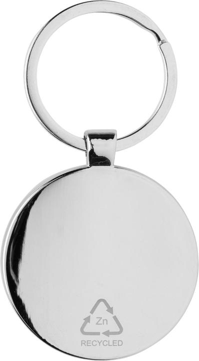 Actual product image Xd Collection Round Zinc Alloy Recycled Keyring