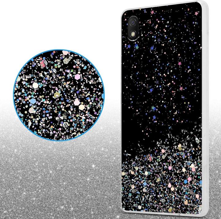 Produktbild Cadorabo TPU Hülle für Xiaomi RedMi 9A / RedMi 9AT mit Glitzer (Xiaomi Redmi 9A, Xiaomi Redmi 9AT)