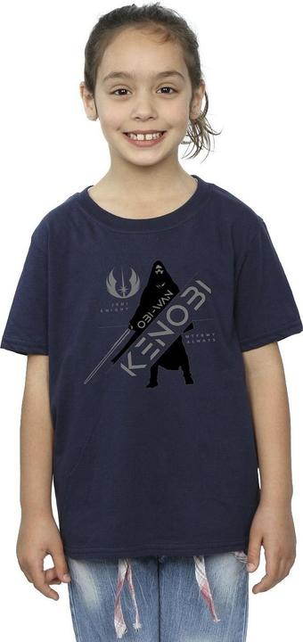 Produktbild Star Wars ObiWan Kenobi Jedi Knight TShirt Mädchen (140, 146)