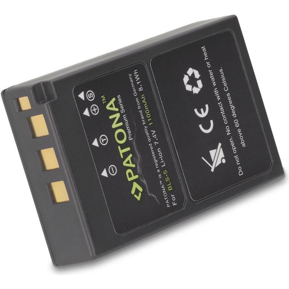 Patona Bls50 (Batteria della fotocamera), Alimentatore fotocamera, Nero