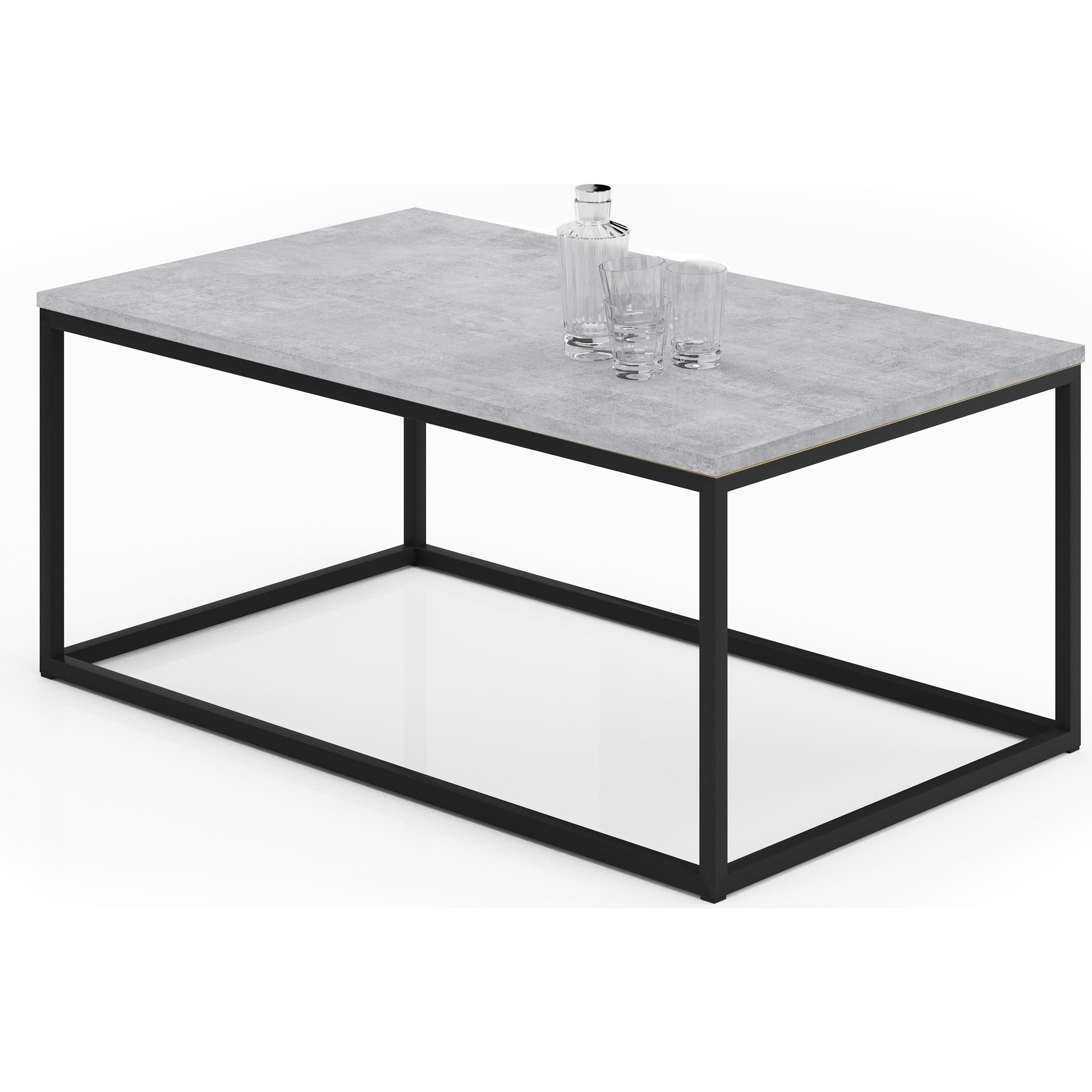ADRK Furniture, Couchtisch + Beistelltisch, Narisa (100 x 60 cm)