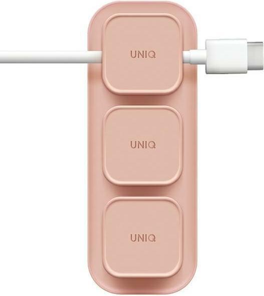 Uniq Pod Mag magnetyczny organizer do kabli + baza różowy/blush pink