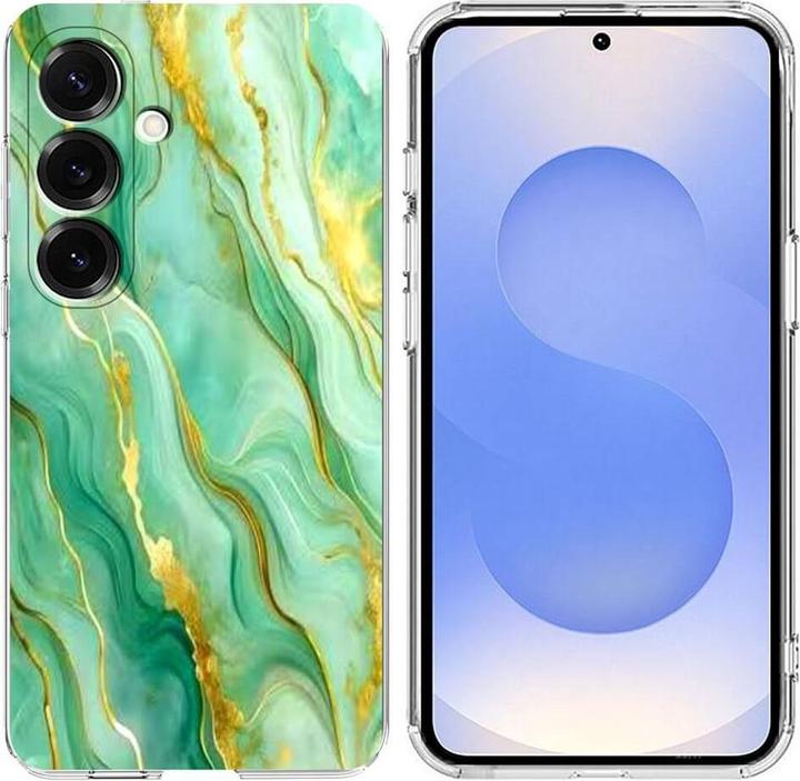 Image du produit Cover-Discount Galaxy S25 FE - Silikon Hülle mit Marble Motiv (Samsung Galaxy S25 FE)