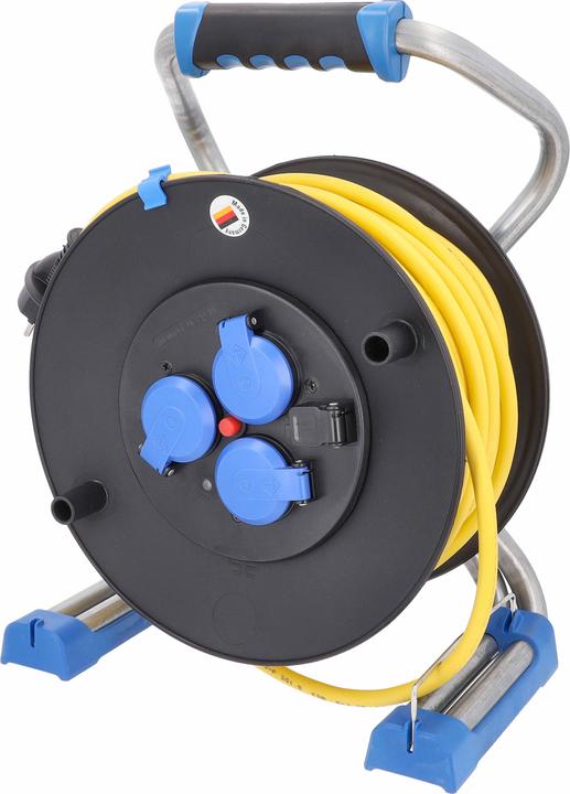 Productafbeelding As - Schwabe 22631 Kabelhaspel 40,00 m gele aardingscontactstekker (40 m, 1.50 mm²)