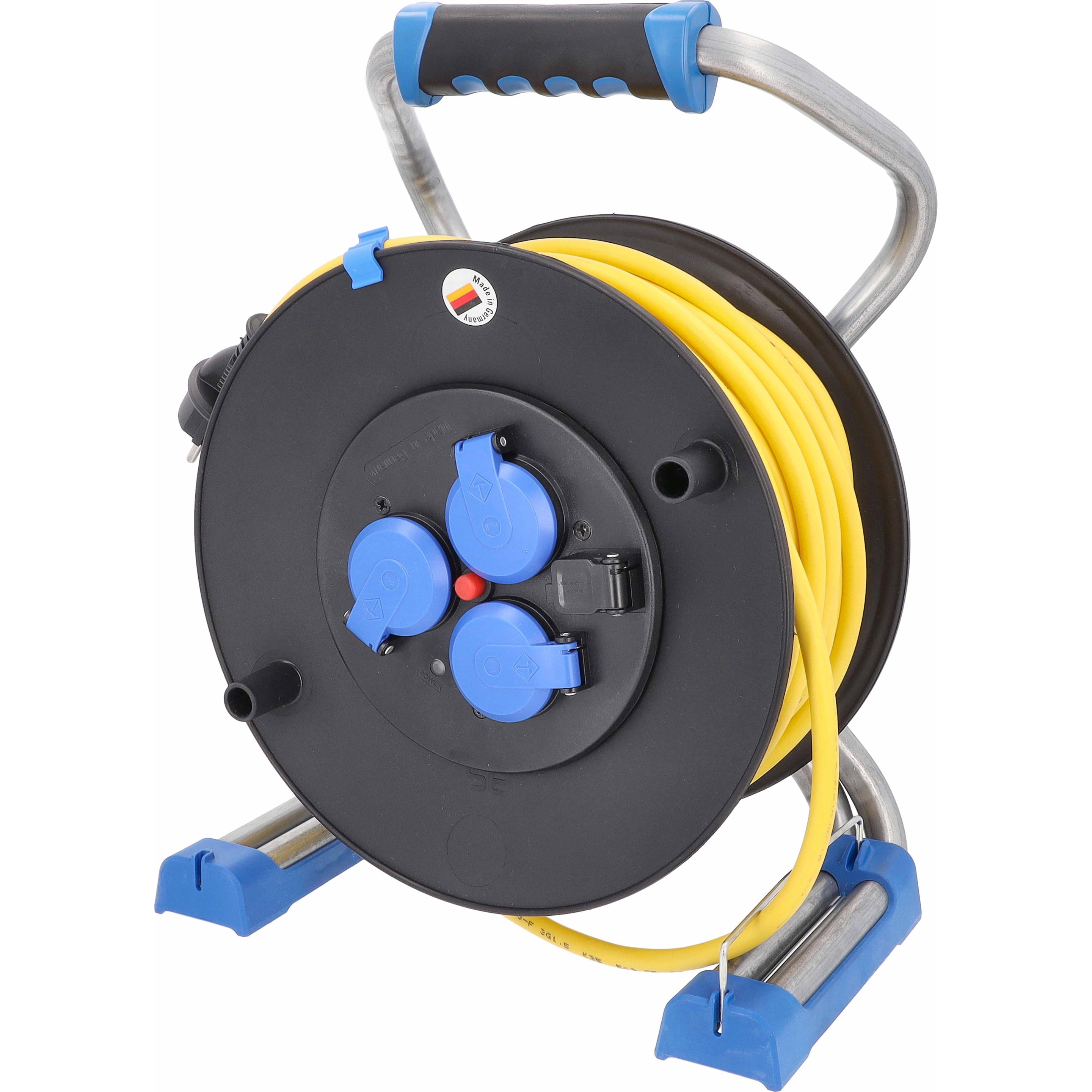 As - Schwabe, Kabelrolle, Kunststoffkabeltrommel mit USB (40 m, 1.50 mm²)