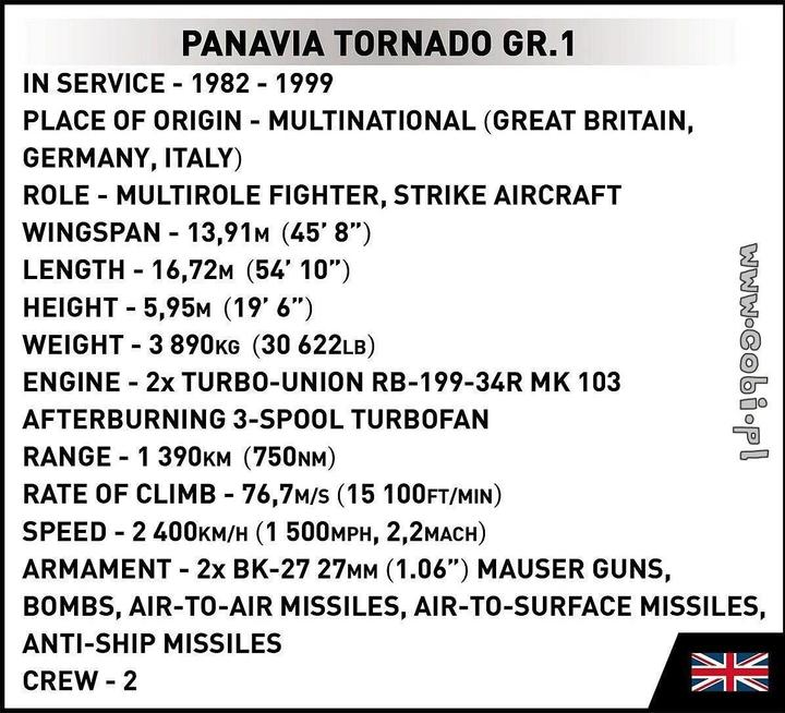 Produktbild Cobi Panavia Tornado GR.1 / 468 pcs.