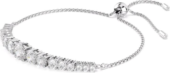 Produktbild Swarovski Matrix Armband Rundschliffe im Farbverlauf Weiss (24 cm, Swarovski Metall)