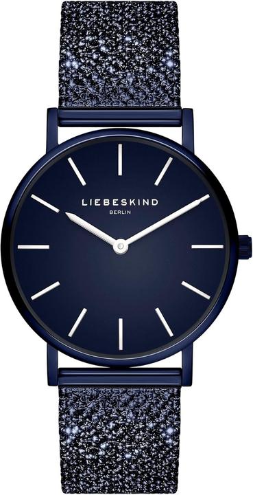 Liebeskind Berlin LT0414MQ IP Blue Wristwatch Blue Blue strappy (34 mm)
