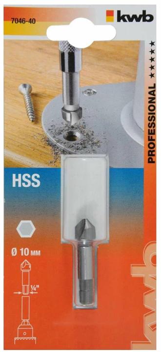 Actual product image kwb Hss countersink 1/4"/ 10Mm (10 mm)
