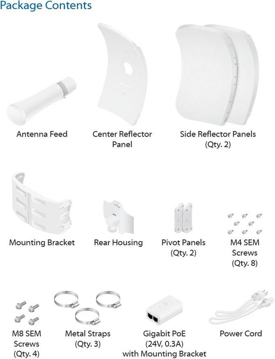 Produktbild Ubiquiti airMAX LiteBeam 5AC Long-Range (866 Mbit/s)