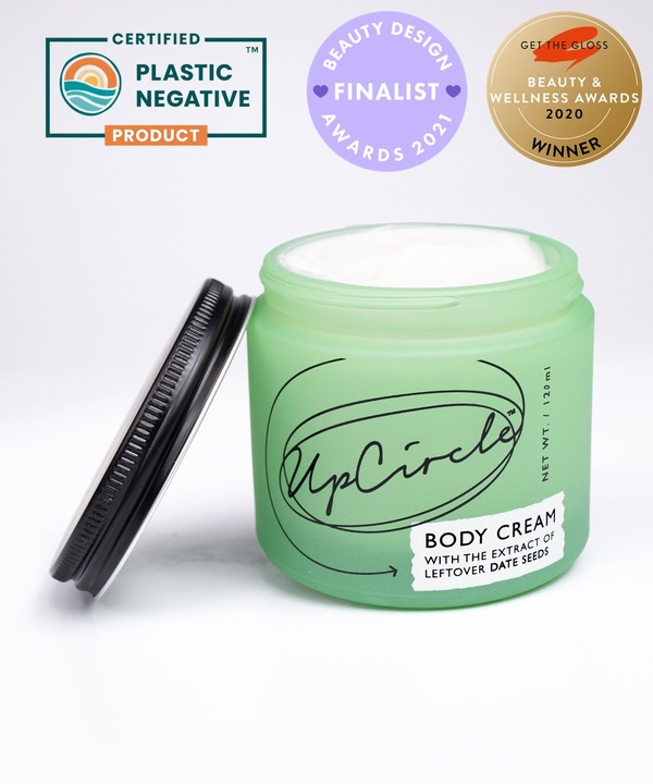 Actual product image UpCircle Body Cream Body Cream with 125 ml Date Seeds (Body cream, 125 ml)