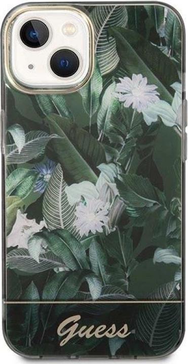 Immagine prodotto Guess GUHCP14SHGJGHA Custodia rigida iPhone 14 6.1" zielony/verde Jungle Collection (Apple iPhone 14)