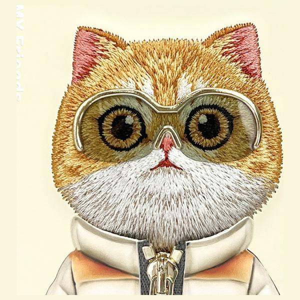 Productafbeelding ASUS Nimmy hoesje iPhone 16 6.1" kaki Cool&Cute 2.0 Cat (Apple iPhone 16)