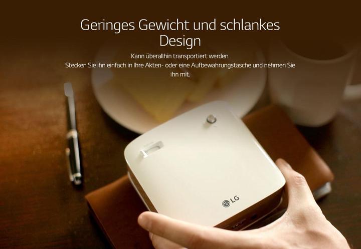 Actual product image LG Ph150g (HD, 130 lm, 1.57:1)