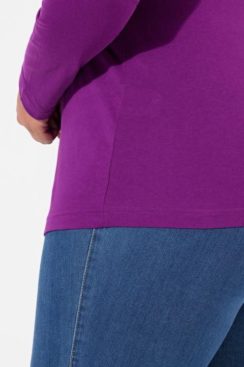 Produktbild Ulla Popken Shirt, Rollkragen, Slim, Langarm (58)