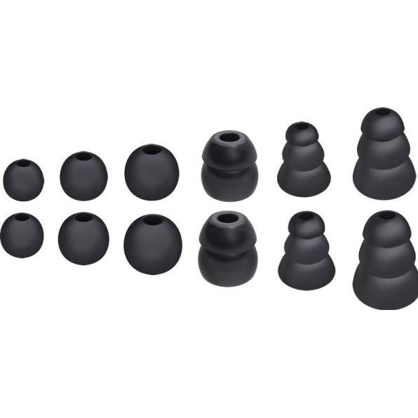 Mee Audio Einsätze für M6 Pro 6 Paar schwarz, Kopfhörer Ersatzteile, Schwarz