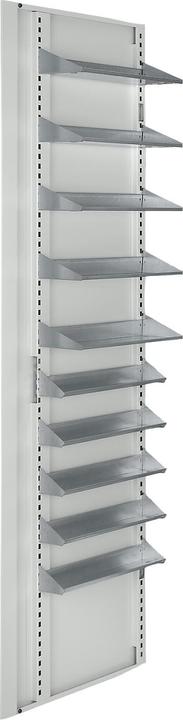 Produktbild SSI Schäfer Türregalböden, für Magazinschrank MS-M 2512, weissaluminium, 1 Satz