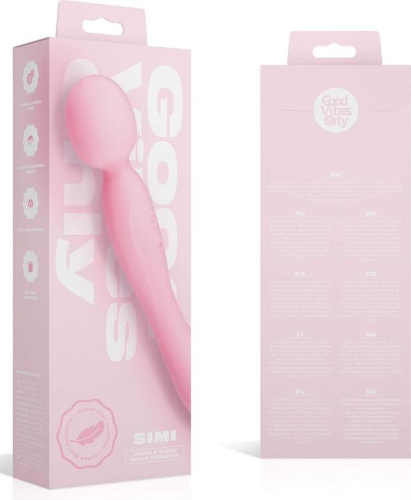 Produktbild Good Vibes Only Simi Doppelseitiger WandVibrator Rosa