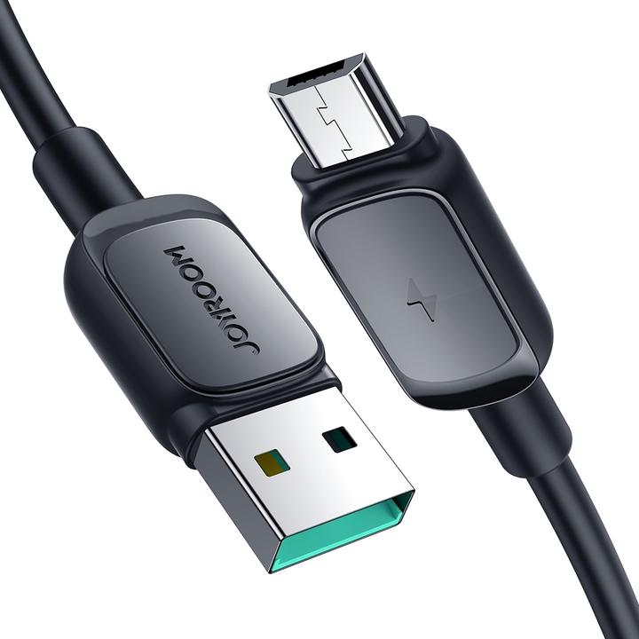 Actual product image Joyroom Color Series USB-A - Micro-USB Cable 2.4A, 2m - Black (2 m)