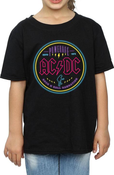 Image du produit AC/DC T-Shirt coton néon Circle pour fille (128)