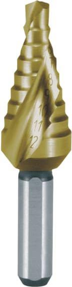 Image du produit Ruko Foret étagé Mèche 4-12mm HSS TiN Rainure hélicoïdale Z.2 (12 mm)