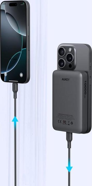 Actual product image Aukey MagFusion Slim (10000 mAh, 20 W, 38.50 Wh)