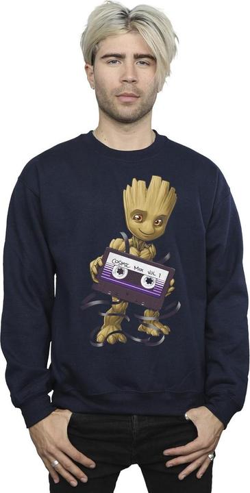 Immagine prodotto Guardians Of The Galaxy Groot Cosmic Tape Felpa Uomo (3XL)