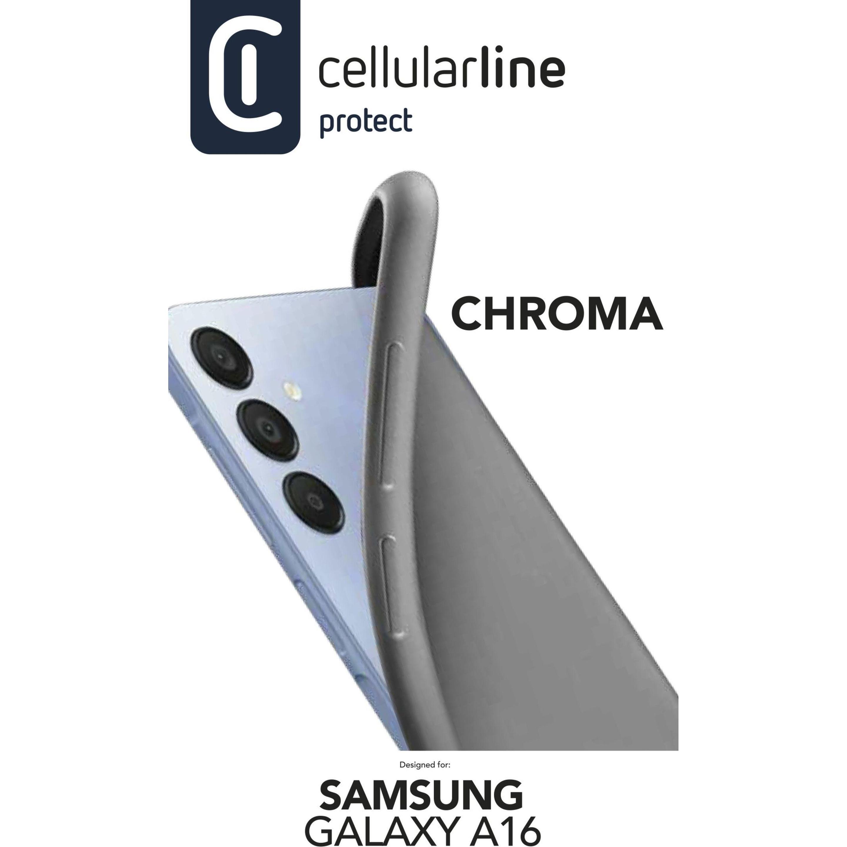 Thumbnail - Cellularline Rubber Case Chroma (Samsung Galaxy A16, Samsung Galaxy A16 5G), Smartphone Hülle, Schwarz