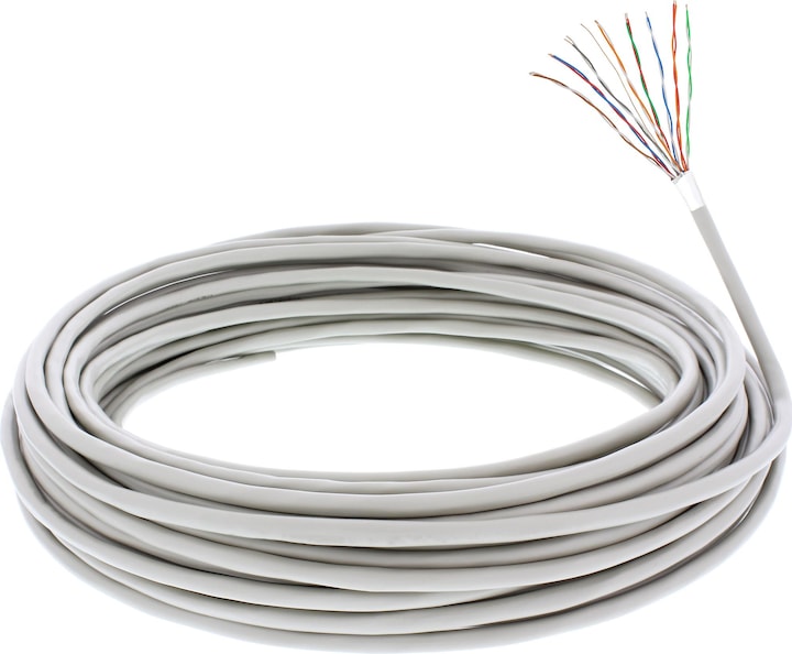 Produktbild InLine Telefonkabel 16 Adern, 8x2x06mm, geschirmt, 25m (69978C)