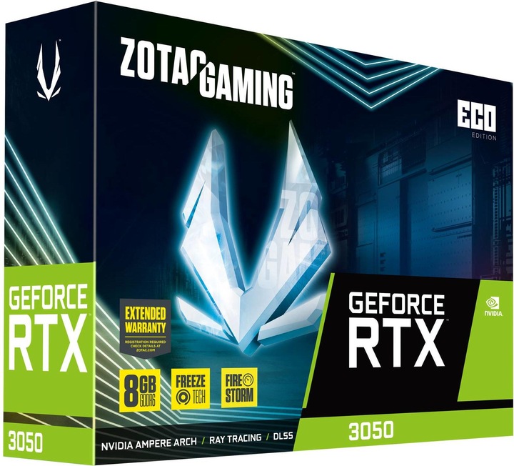 Image du produit Zotac GAMING GEFORCE RTX 3050 ECO (8 Go)