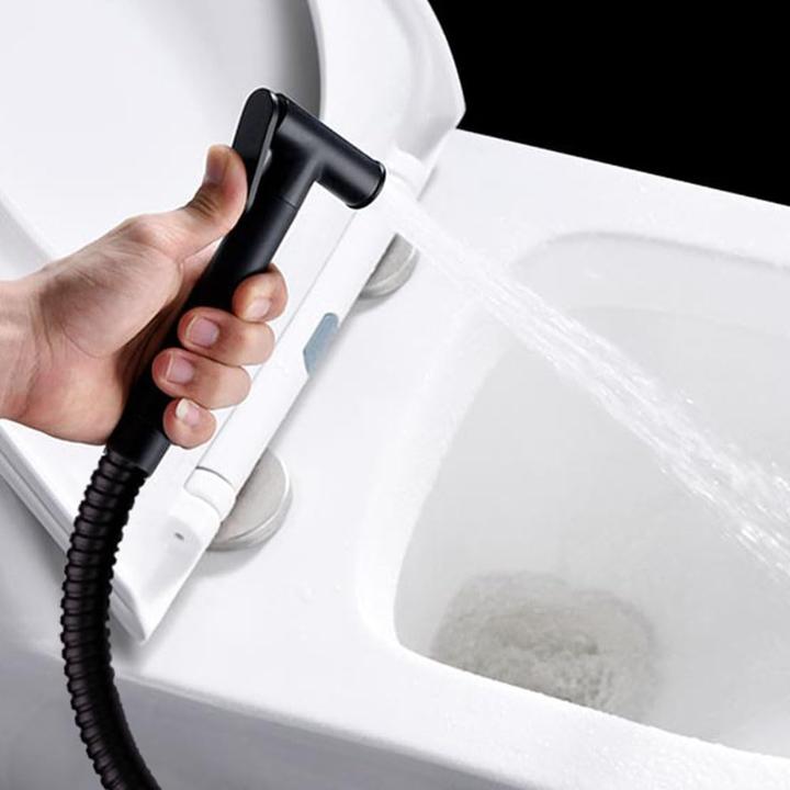 Image du produit Kibath Robinet WC rond avec douchette pour hygiène intime