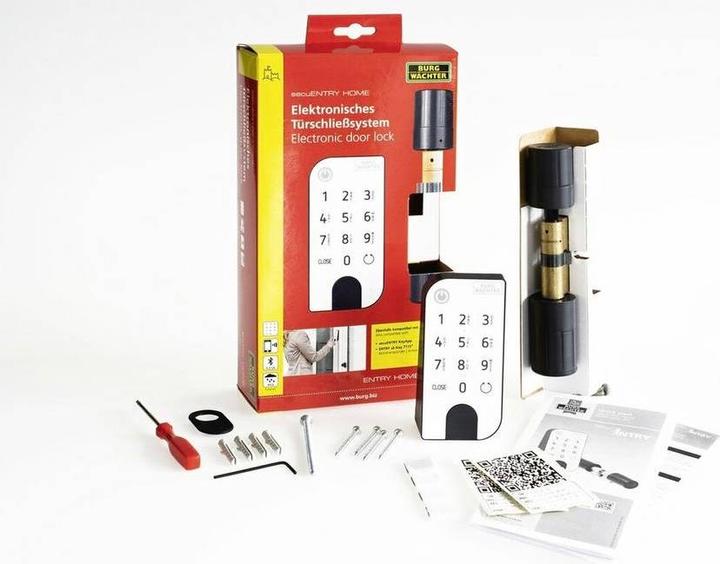 Actual product image Burg Wächter Cylinder + Keypad (Bluetooth, Smartphone, Electronic numerical code)